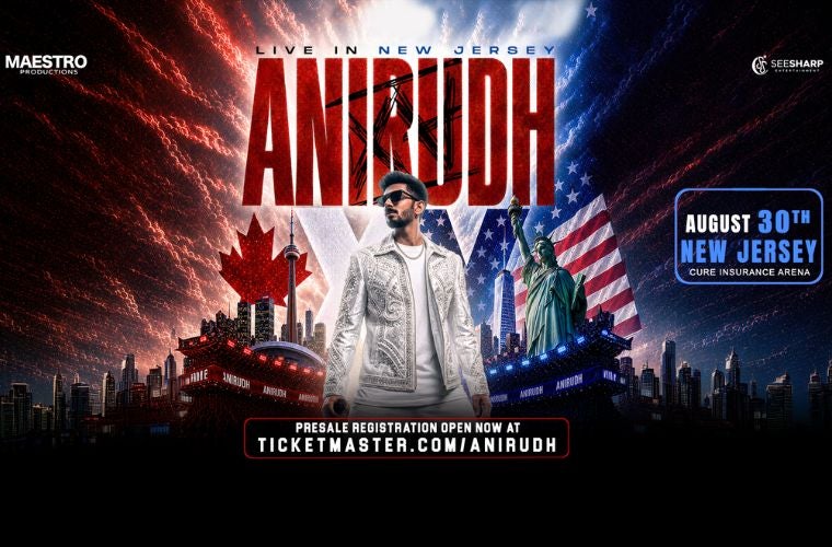 More Info for Anirudh XV Tour: Live In New Jersey
