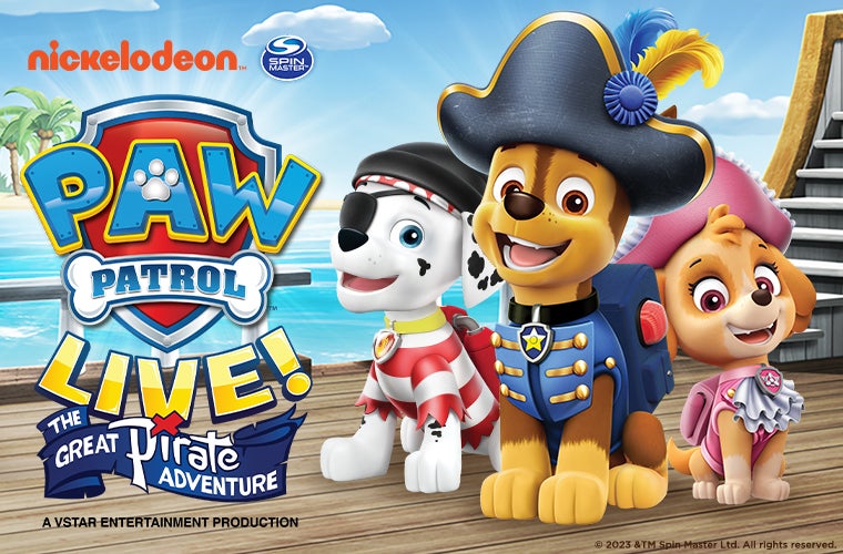More Info for PAW Patrol Live! 'The Great Pirate Adventure'